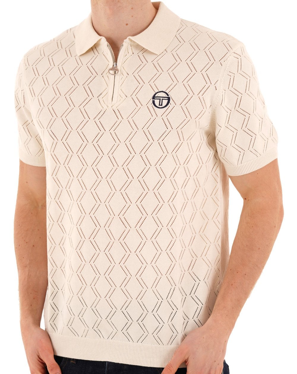 Sergio Tacchini Toren Knit Polo Gardenia