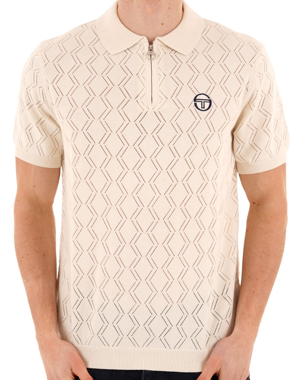 Sergio Tacchini Toren Knit Polo Gardenia