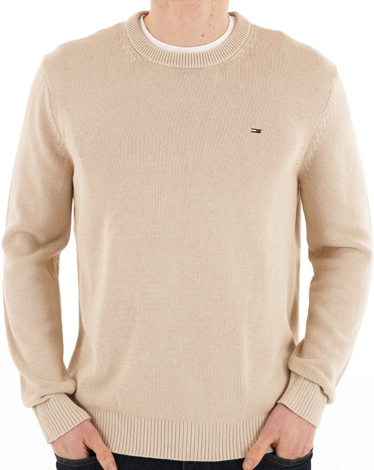 Tommy Jeans Essential Crew Jumper Sand