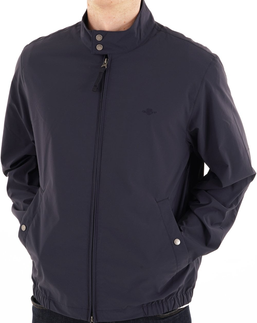 Gant Lightweight Harrington Jacket Navy Blue