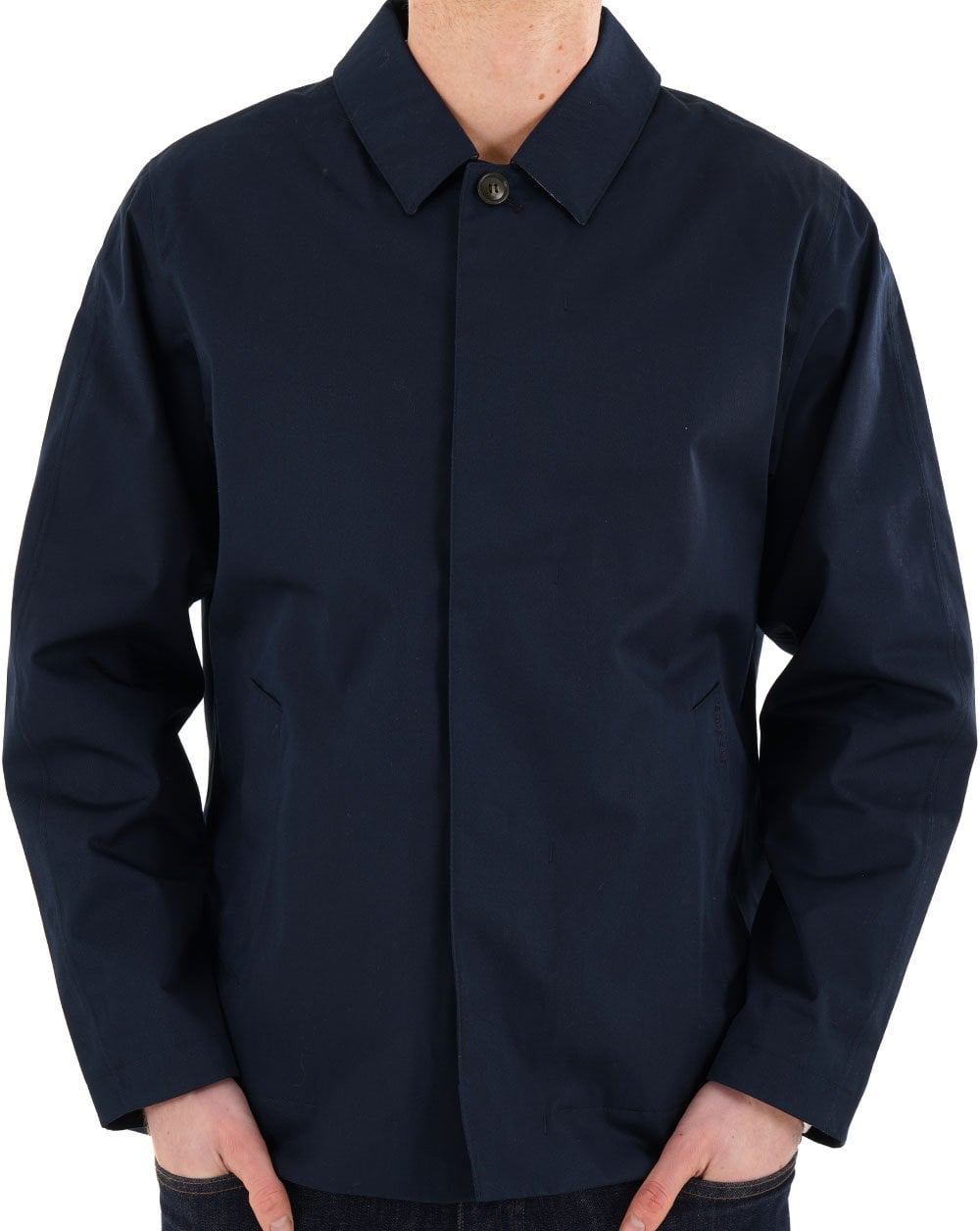 Barbour Short Rokig Waterproof Jacket Navy/Highland Loch