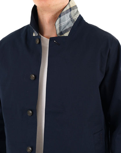 Barbour Short Rokig Waterproof Jacket Navy/Highland Loch
