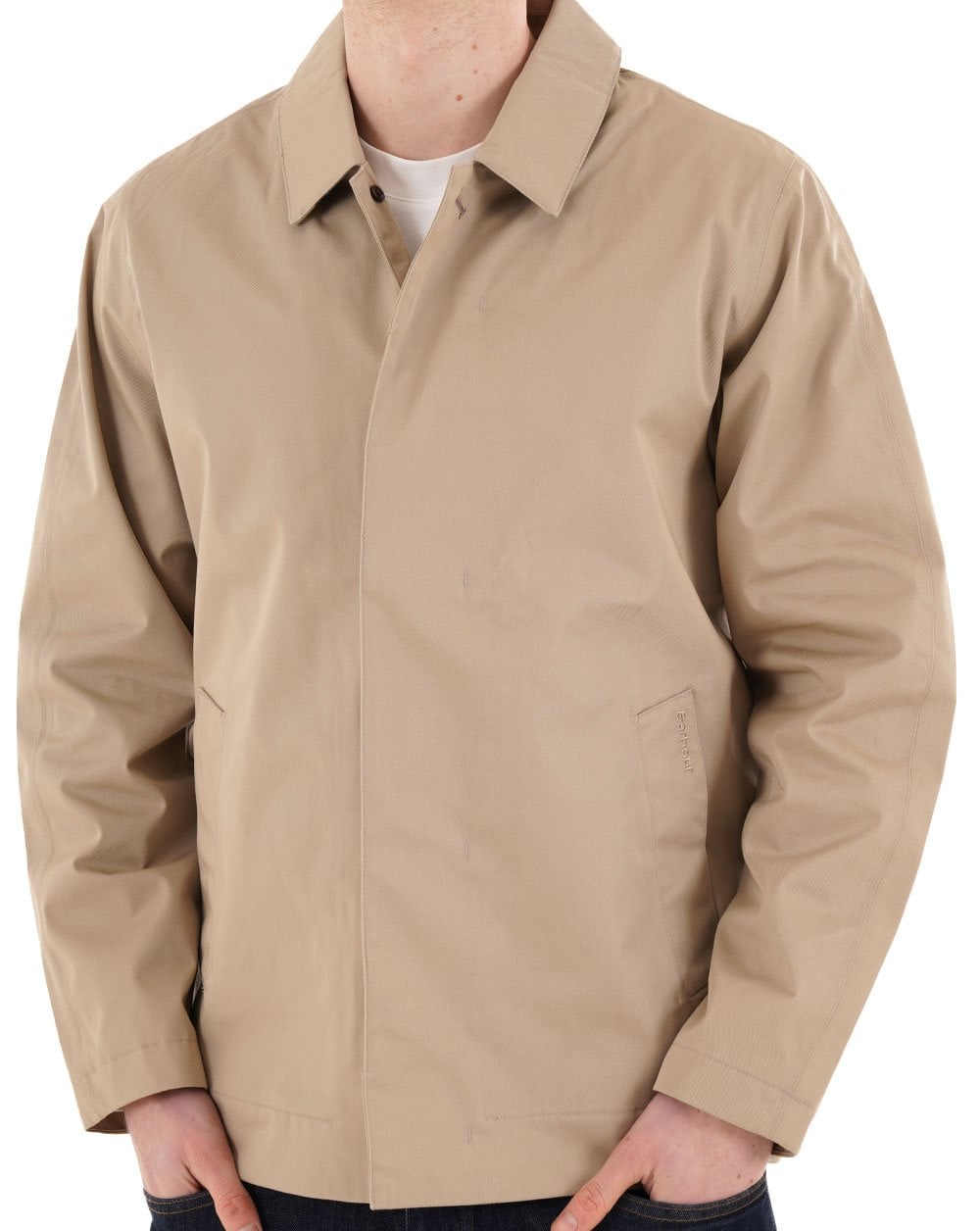 Barbour Short Rokig Waterproof Jacket Washed Stone/Highland Loch