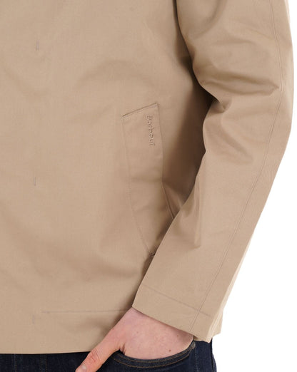 Barbour Short Rokig Waterproof Jacket Washed Stone/Highland Loch