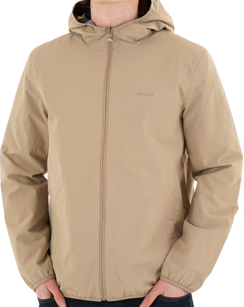 Barbour Reversible Kemble Showerproof Jacket Washed Stone