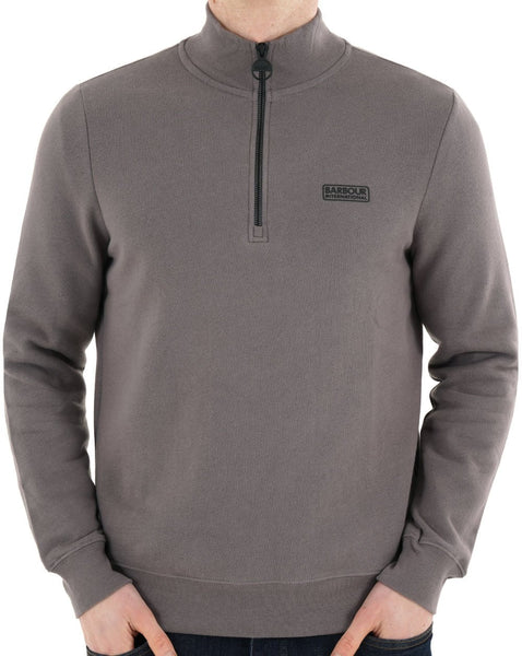 Barbour International Essential Half Zip Aluminium