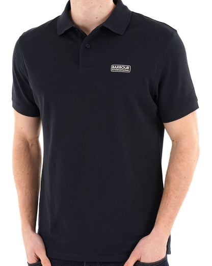 Barbour International Essential Polo Dark Navy/White