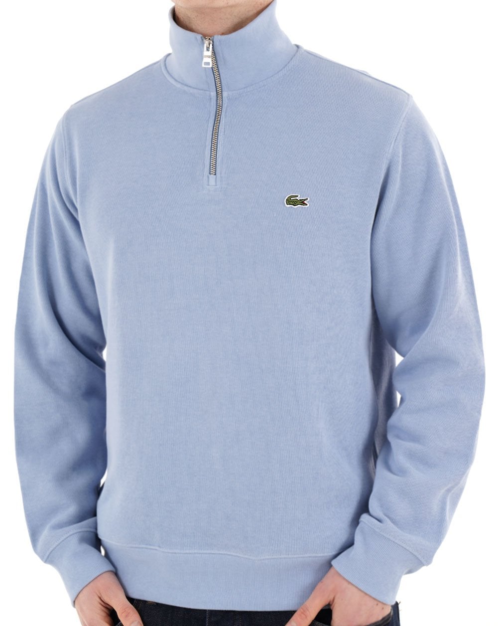 Lacoste Half Zip Sweatshirt Light Blue