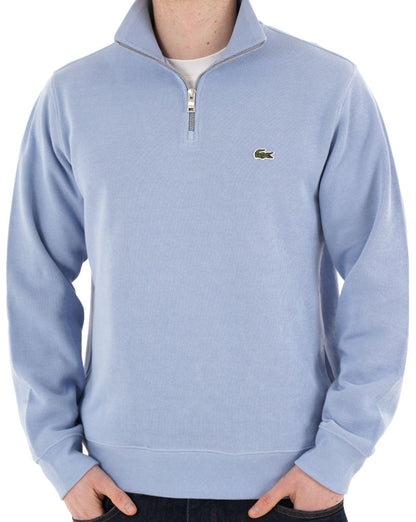 Lacoste Half Zip Sweatshirt Light Blue