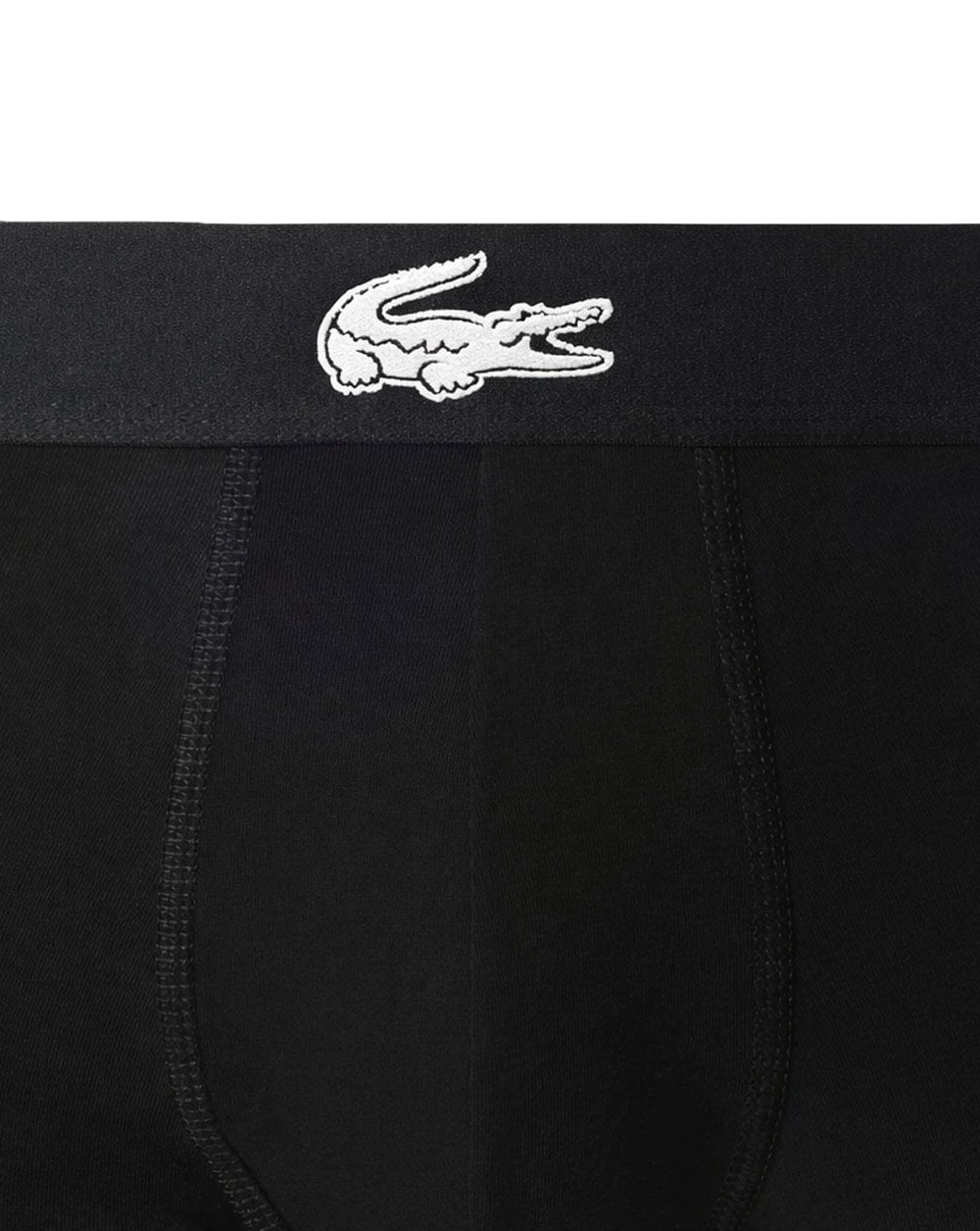 Lacoste Triple Pack Croc Trunks Black