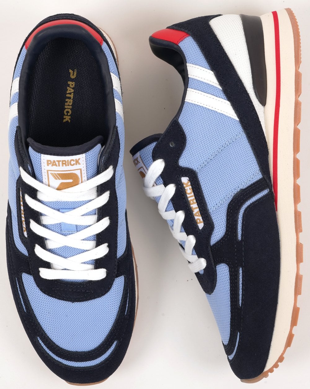 Patrick Brondby Trainers Navy Sky