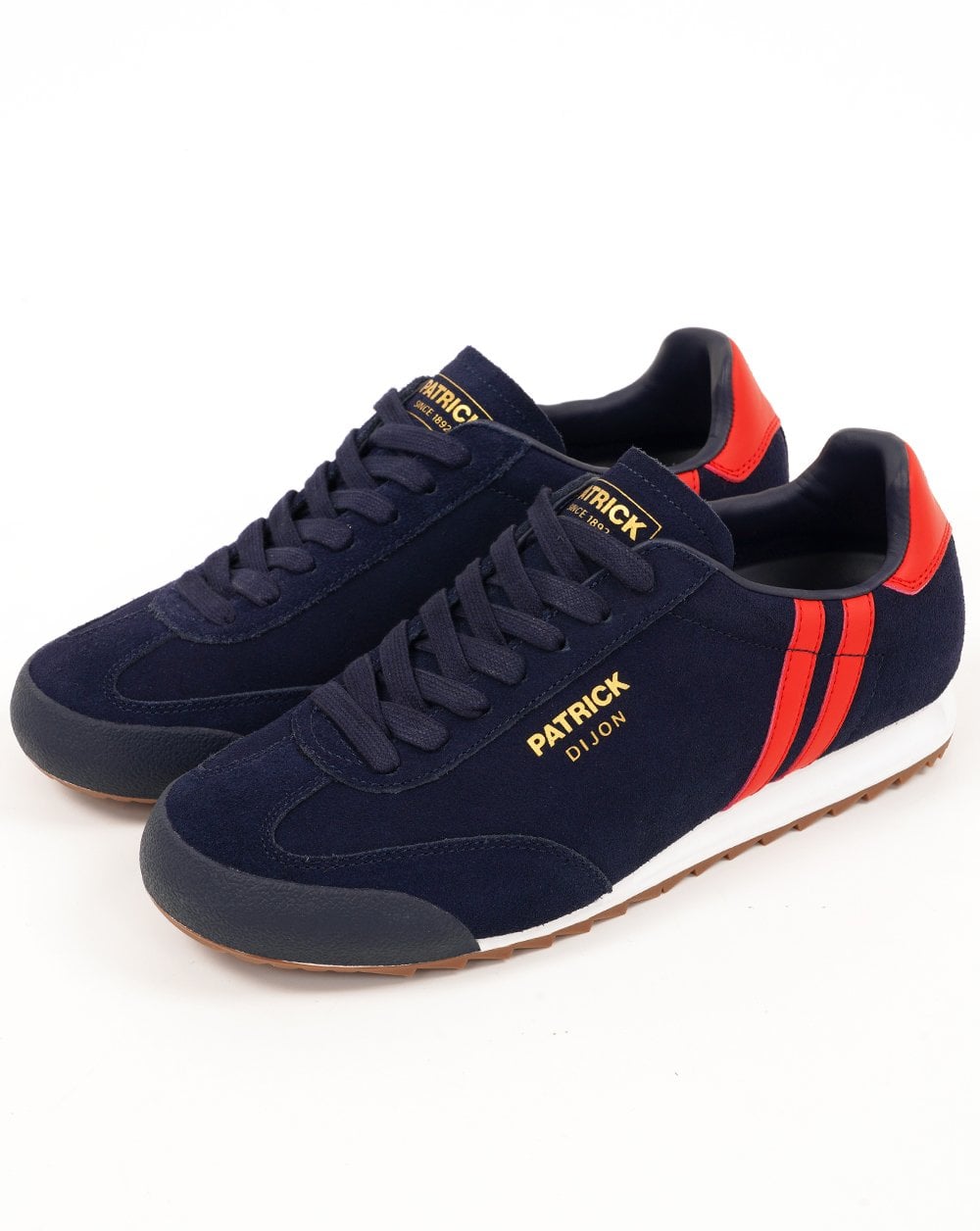Patrick Dijon Trainers Navy / Red