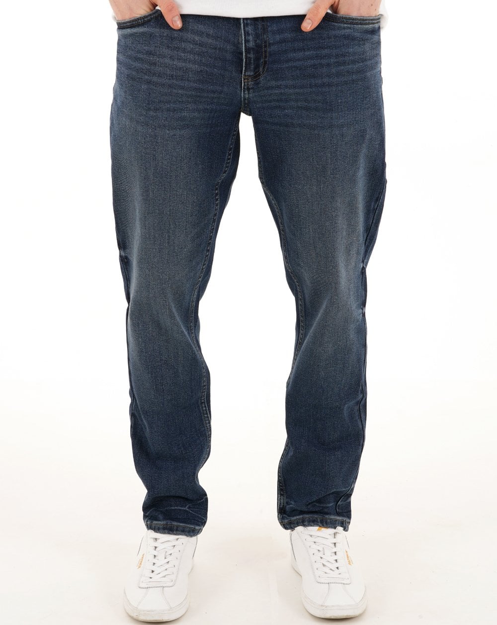 Farah Elm Slim Fit Jeans Worn Rinse