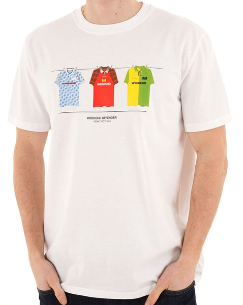 Weekend Offender Man Utd Kits T-shirt White