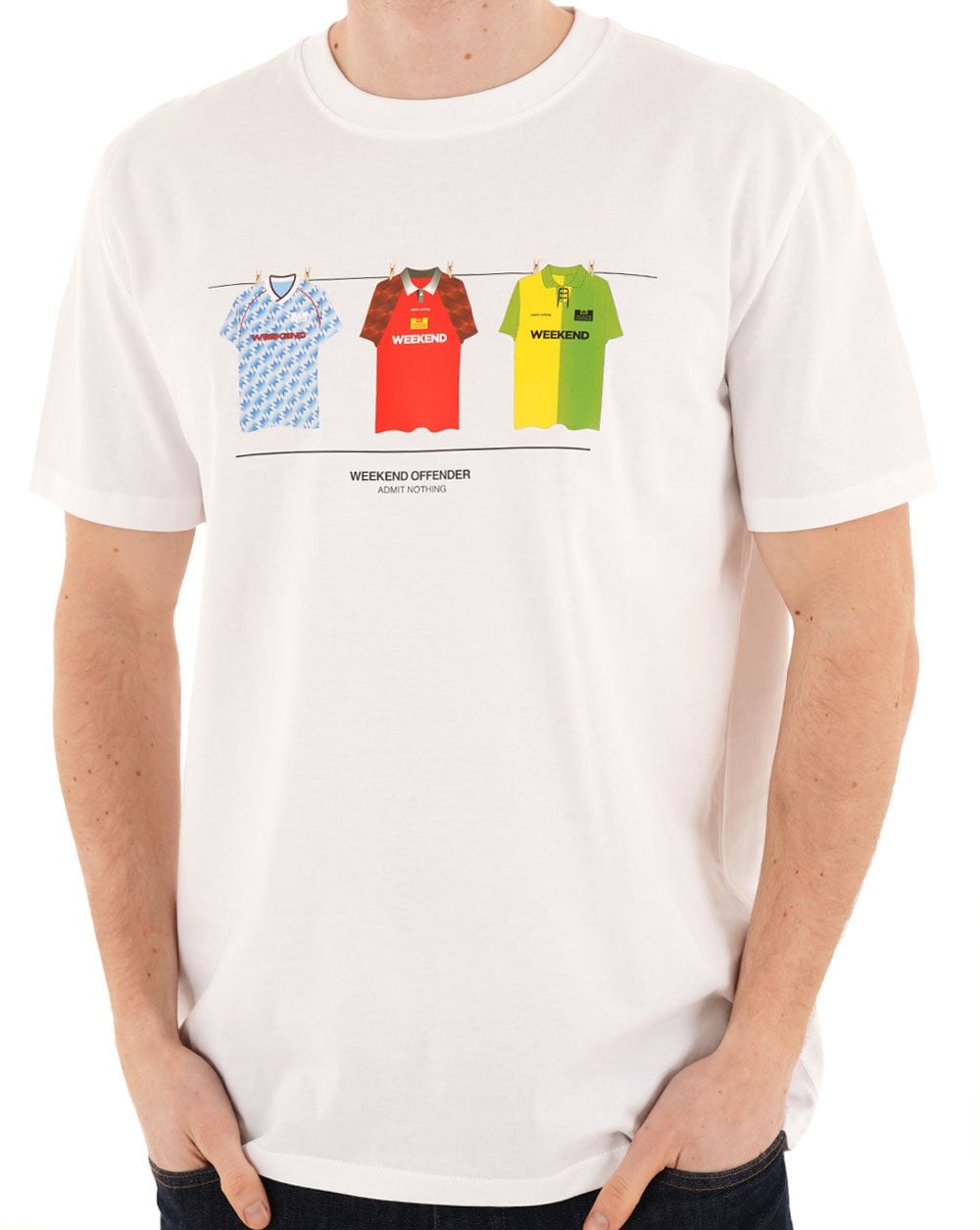 Weekend Offender Man Utd Kits T-shirt White