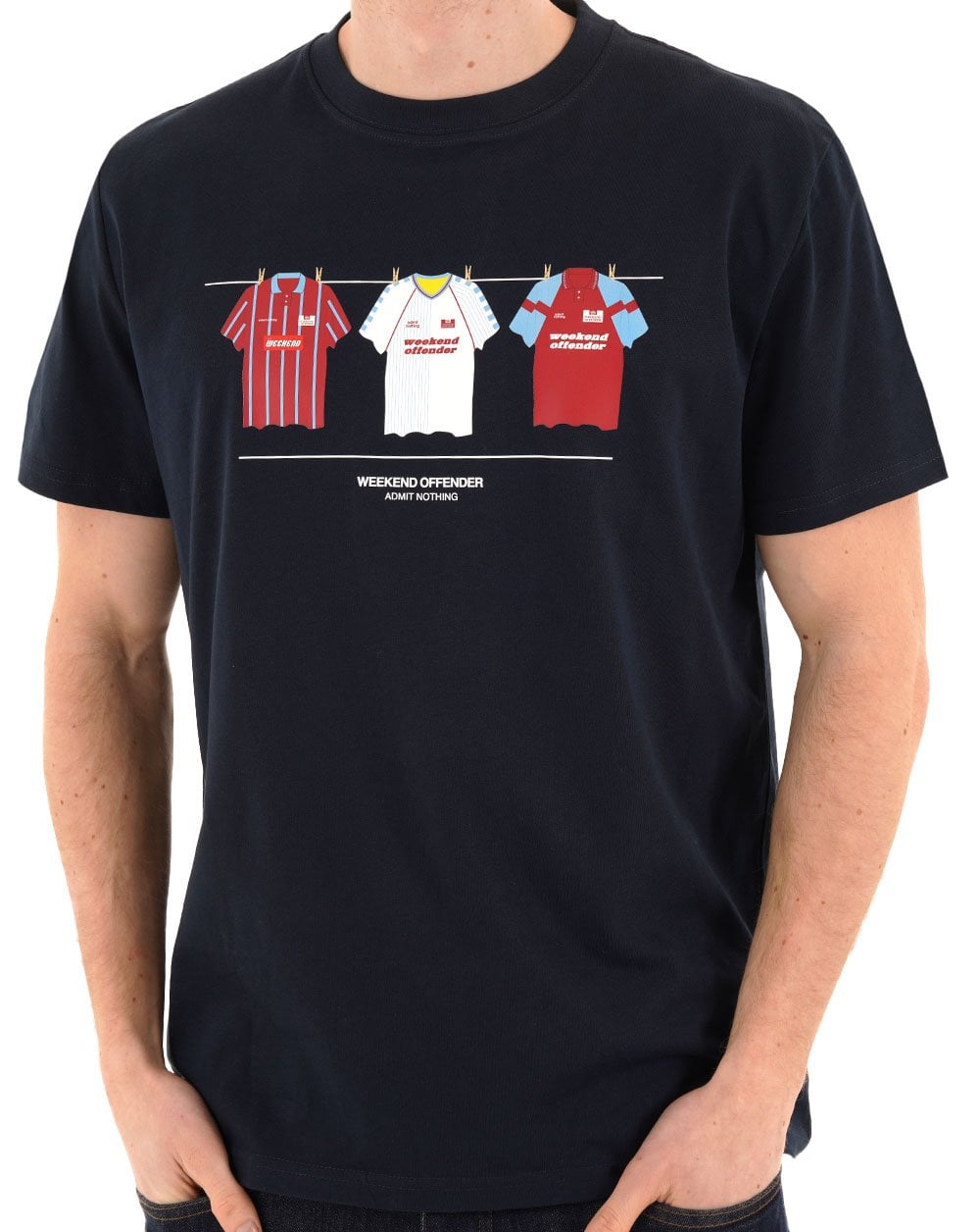 Weekend Offender Villa Kits T-shirt Navy