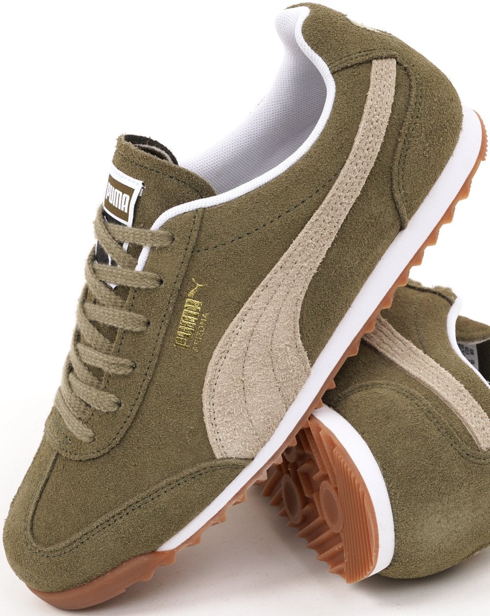 Puma Arizona SD Trainers Khaki Green