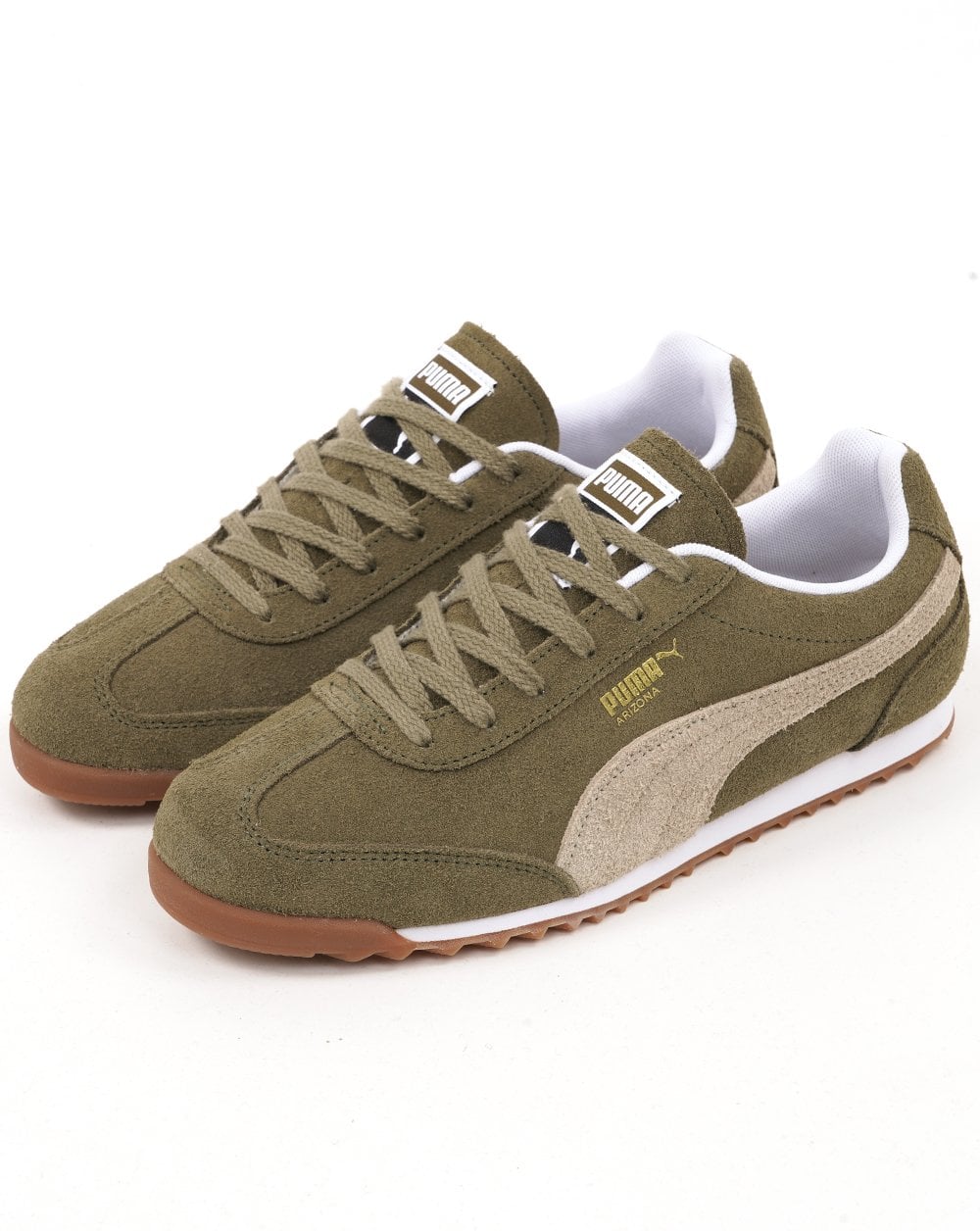 Puma Arizona SD Trainers Khaki Green
