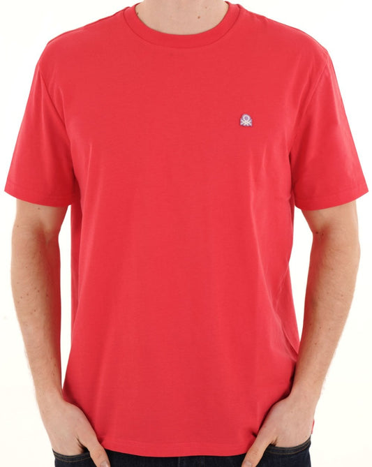 Benetton Small Logo T-shirt Red