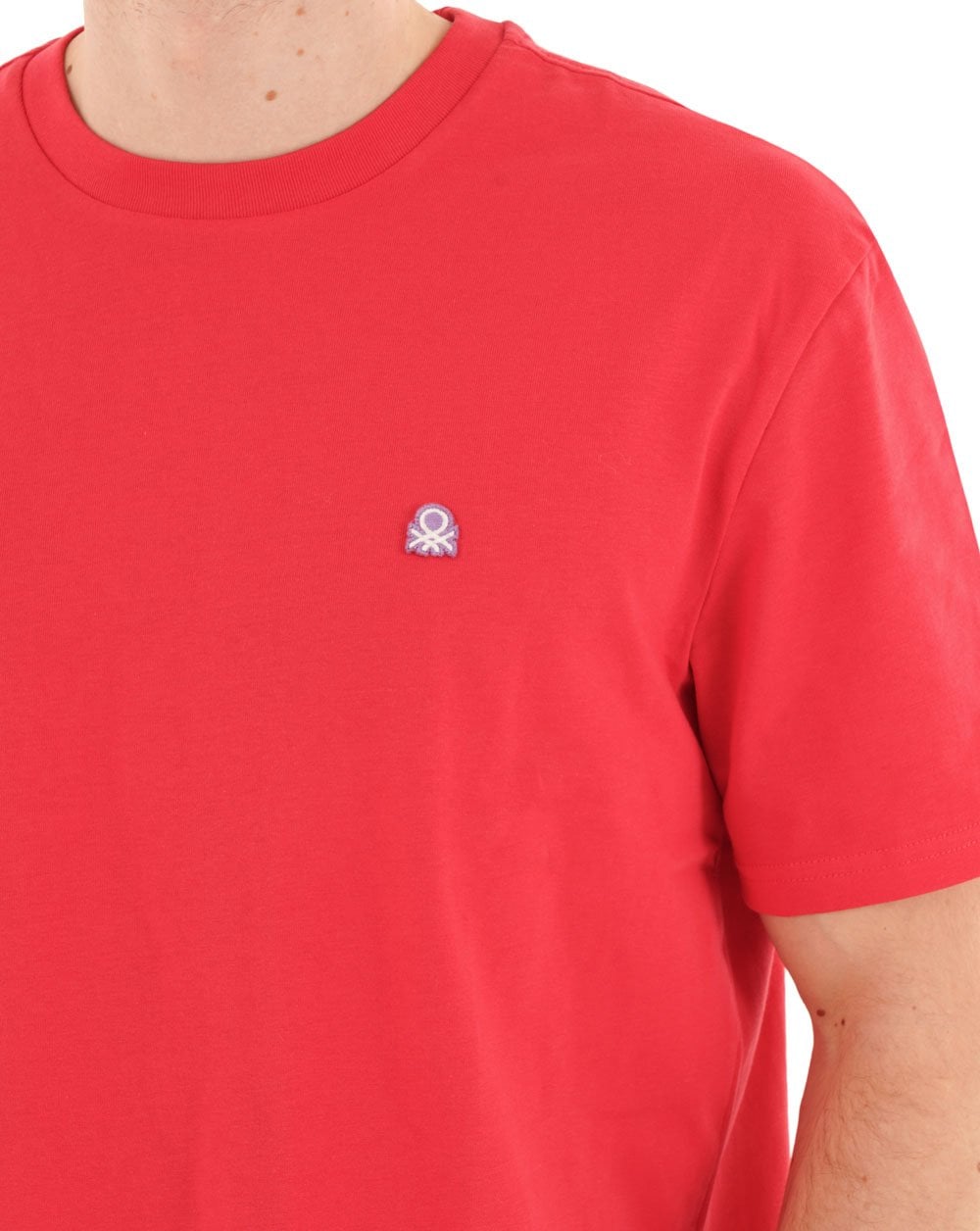 Benetton Small Logo T-shirt Red