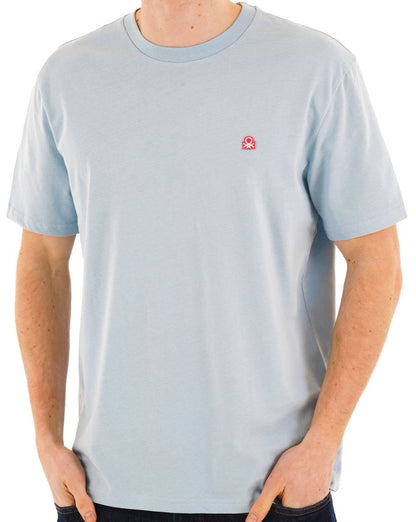 Benetton Small Logo T-shirt Light Blue
