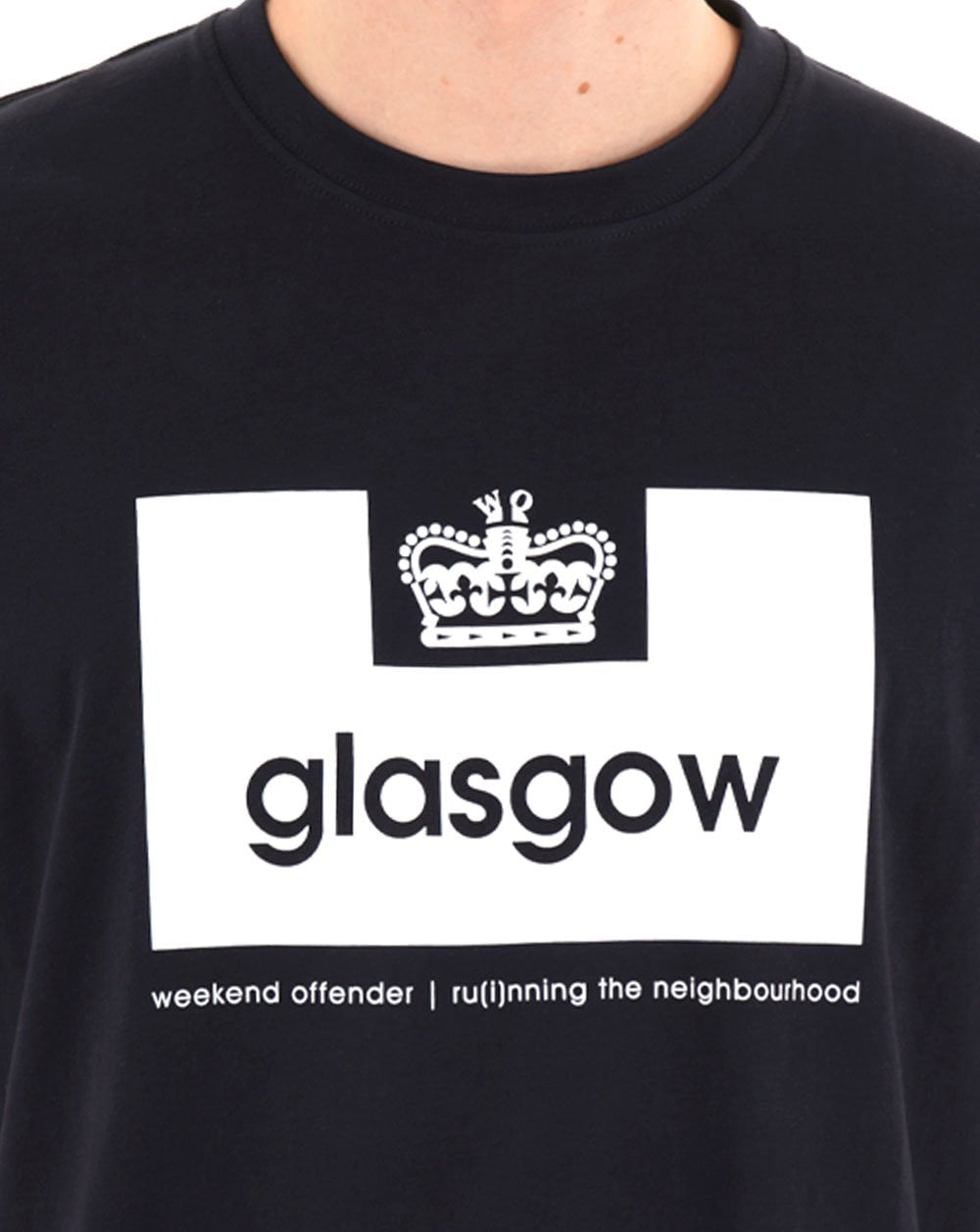 Weekend Offender Glasgow City Series T-shirt Navy / White