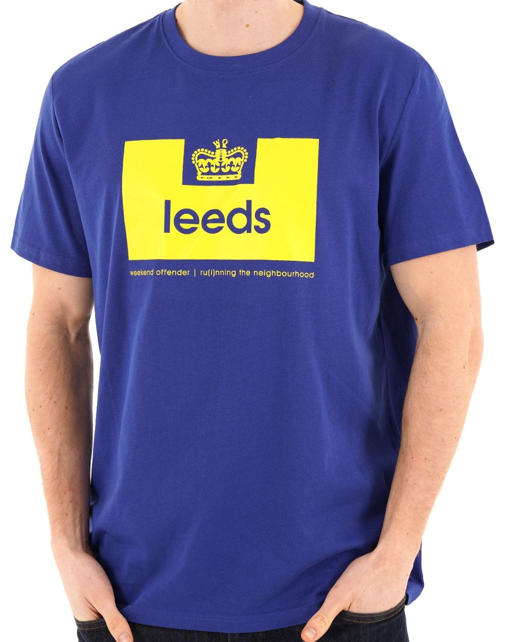 Weekend Offender Leeds City Series T-shirt Blue / Yellow