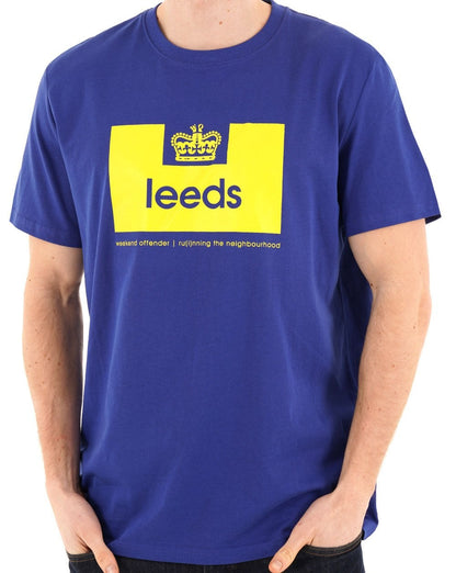 Weekend Offender Leeds City Series T-shirt Blue / Yellow
