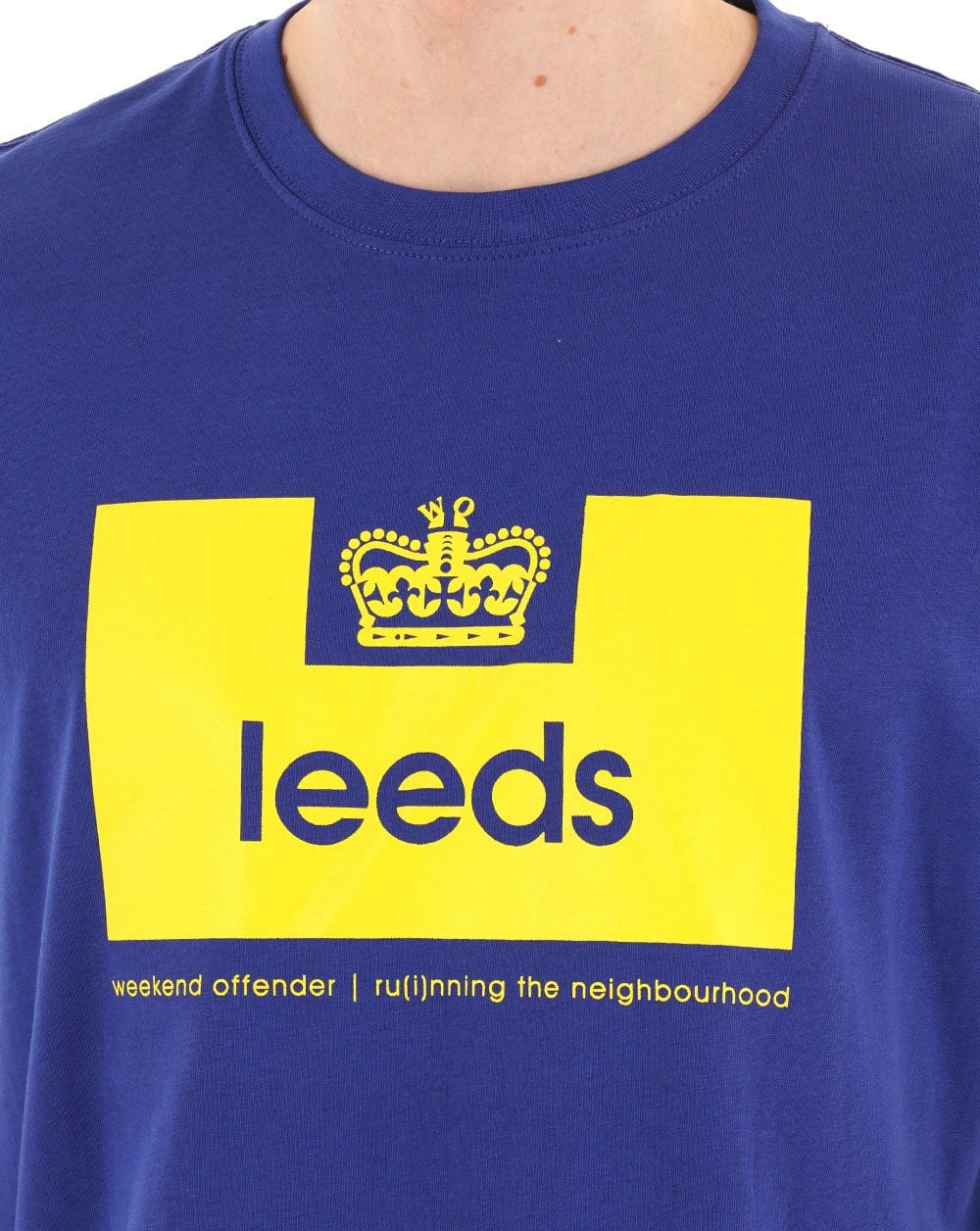 Weekend Offender Leeds City Series T-shirt Blue / Yellow