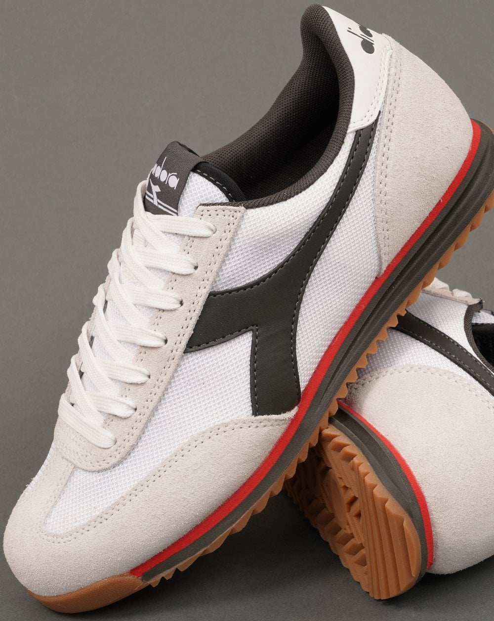 Diadora Cross Trainers White Black