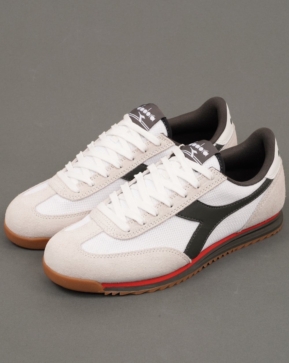 Diadora Cross Trainers White Black