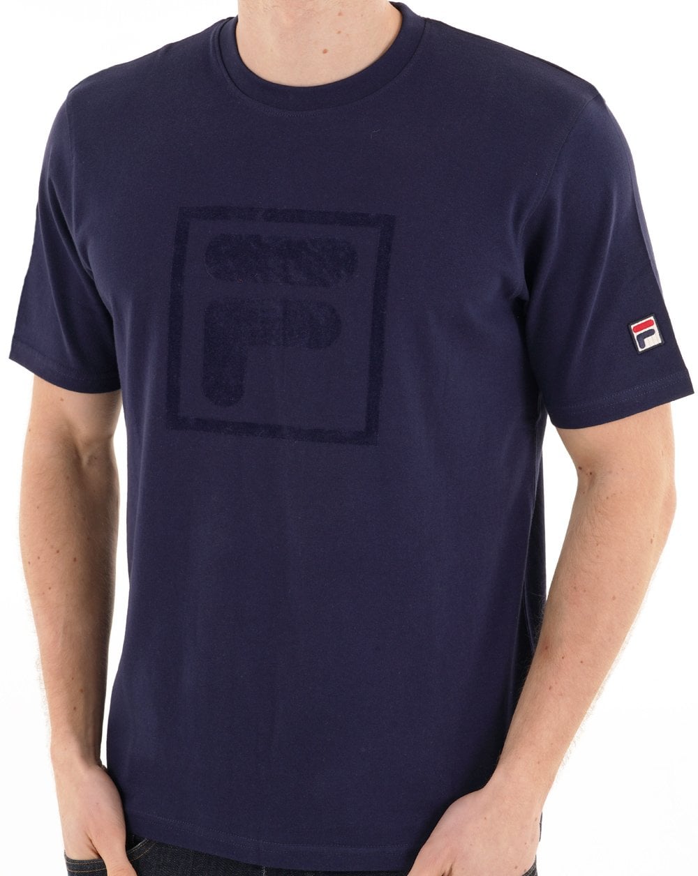 Fila Vintage Pepe Flock Logo Tee Navy