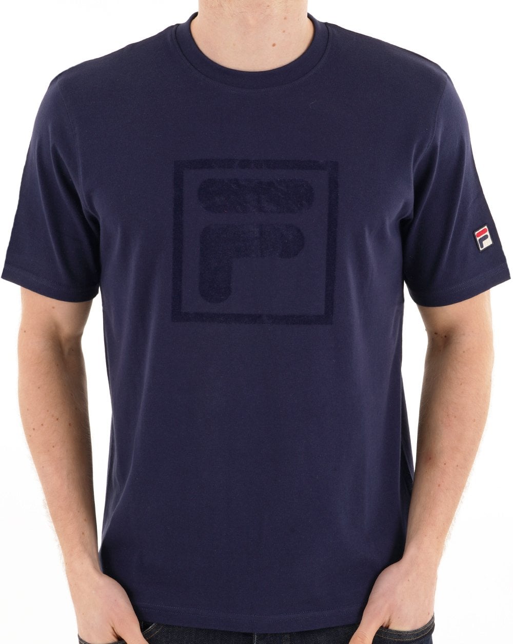 Fila Vintage Pepe Flock Logo Tee Navy