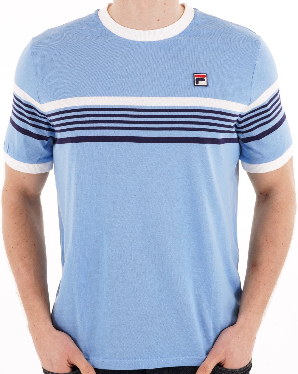 Fila Vintage James T Shirt Vista Blue