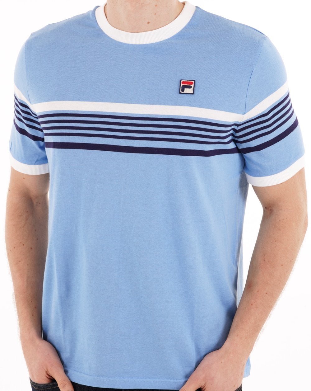 Fila Vintage James T Shirt Vista Blue