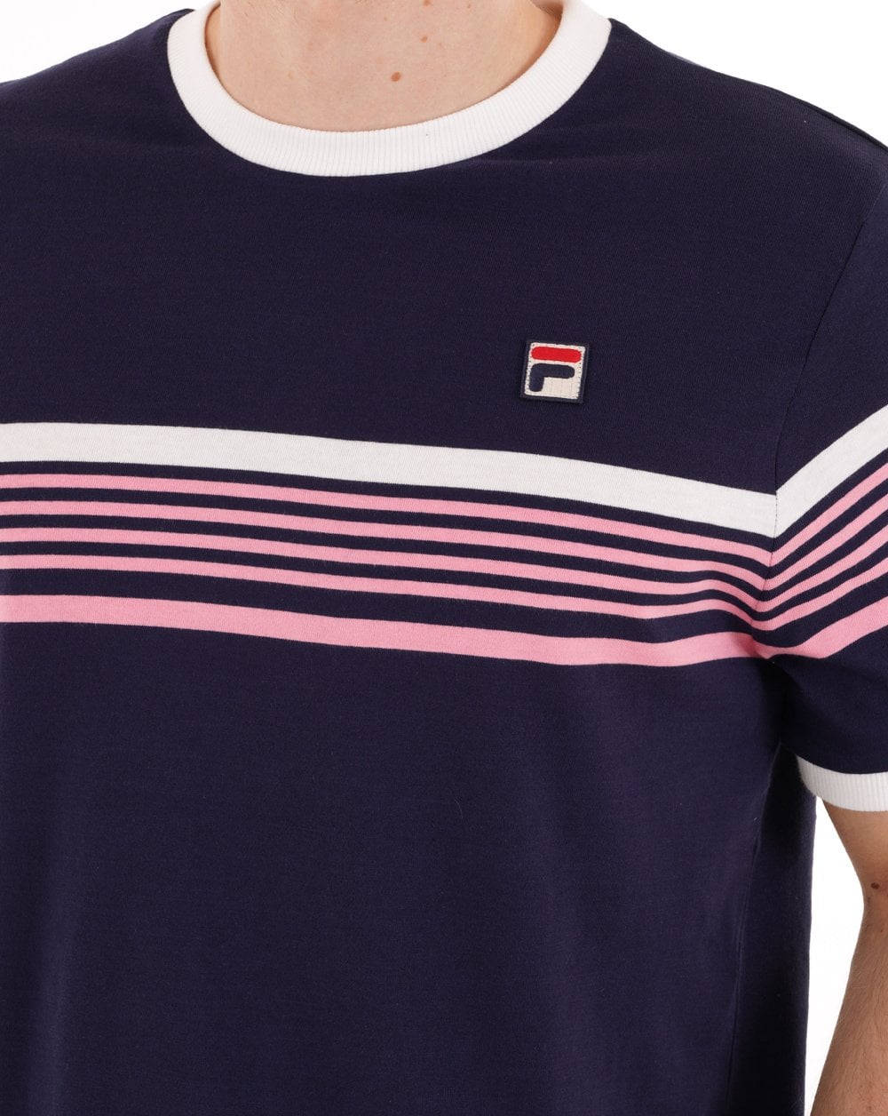 Fila Vintage James T Shirt Navy