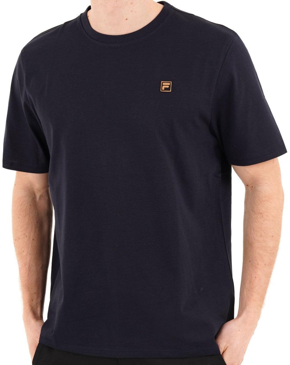Fila Gold Yaxley T Shirt Dark Navy