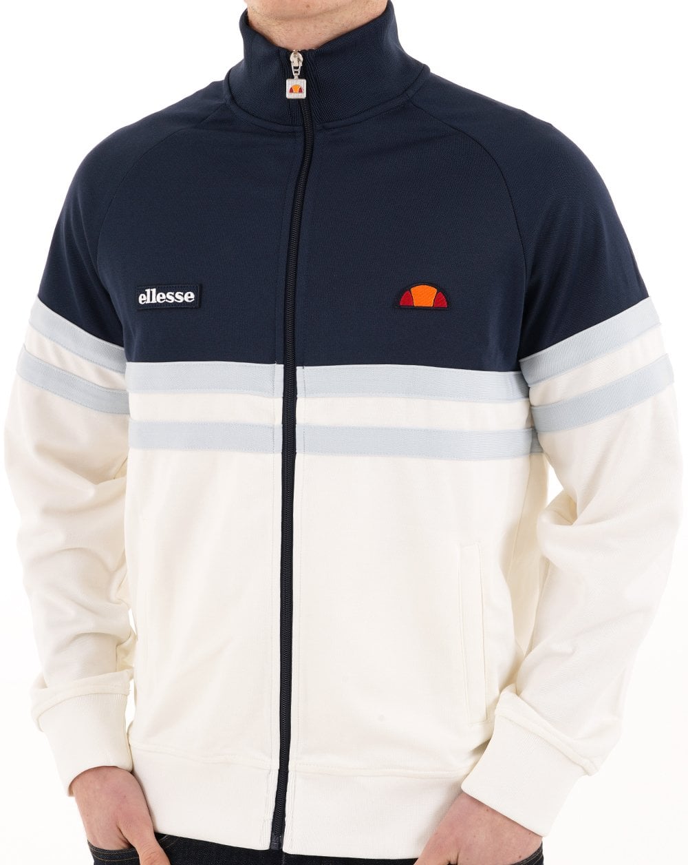 Ellesse Rimini Track Top Off White/Navy