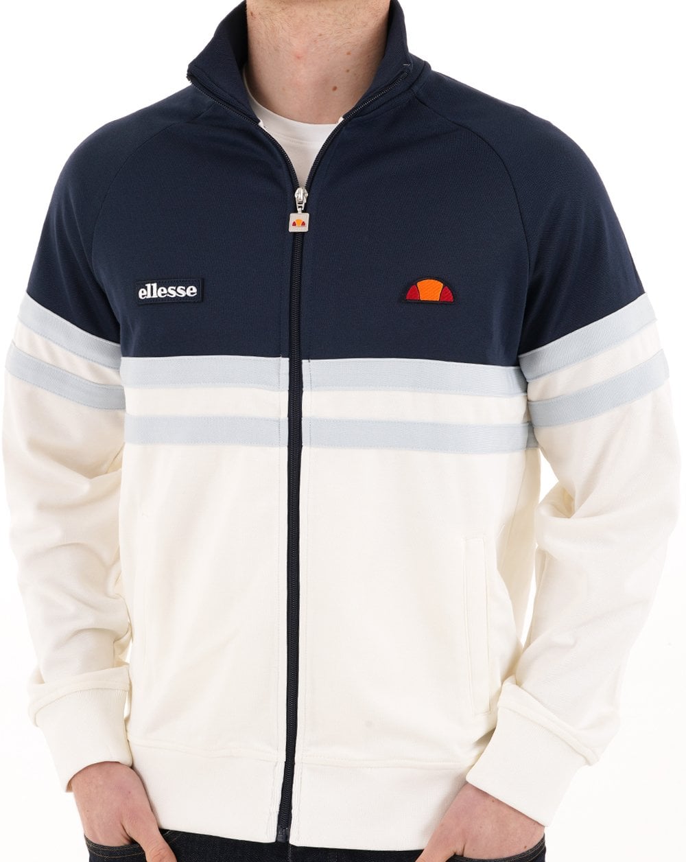 Ellesse Rimini Track Top Off White/Navy