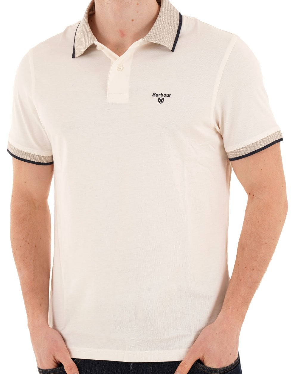 Barbour Cornsay Polo Shirt Whisper White