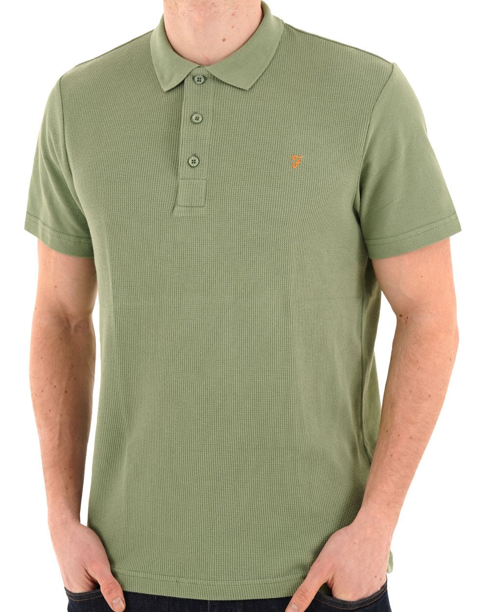 Farah Forster Polo Shirt Jade