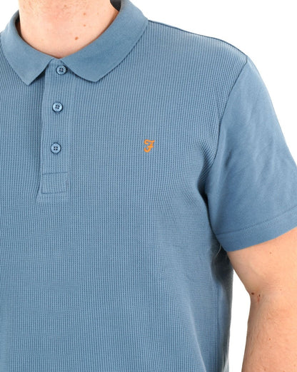Farah Forster Polo Shirt Blue Tide