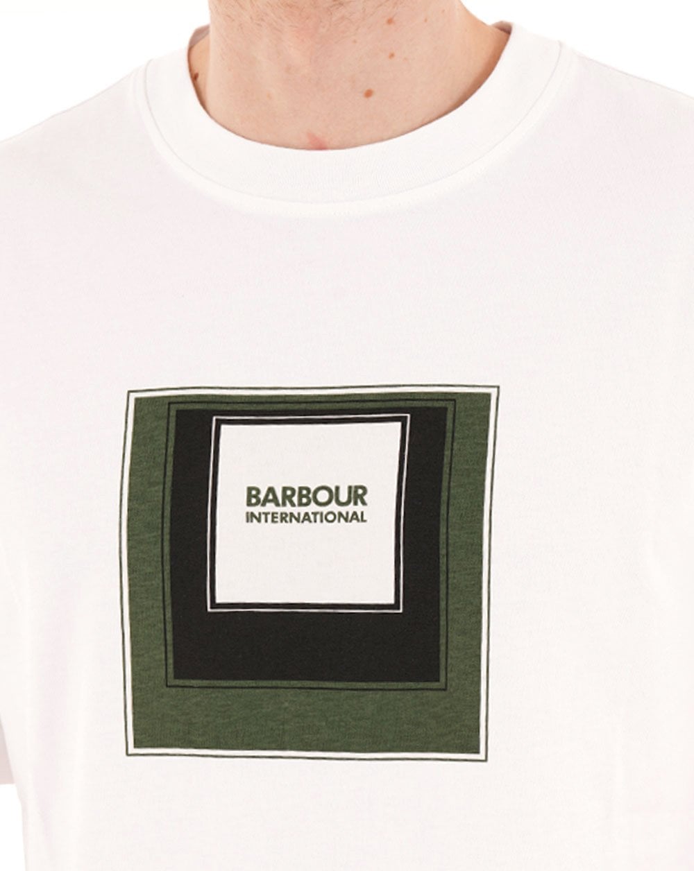 Barbour International Captive Graphic T Shirt White