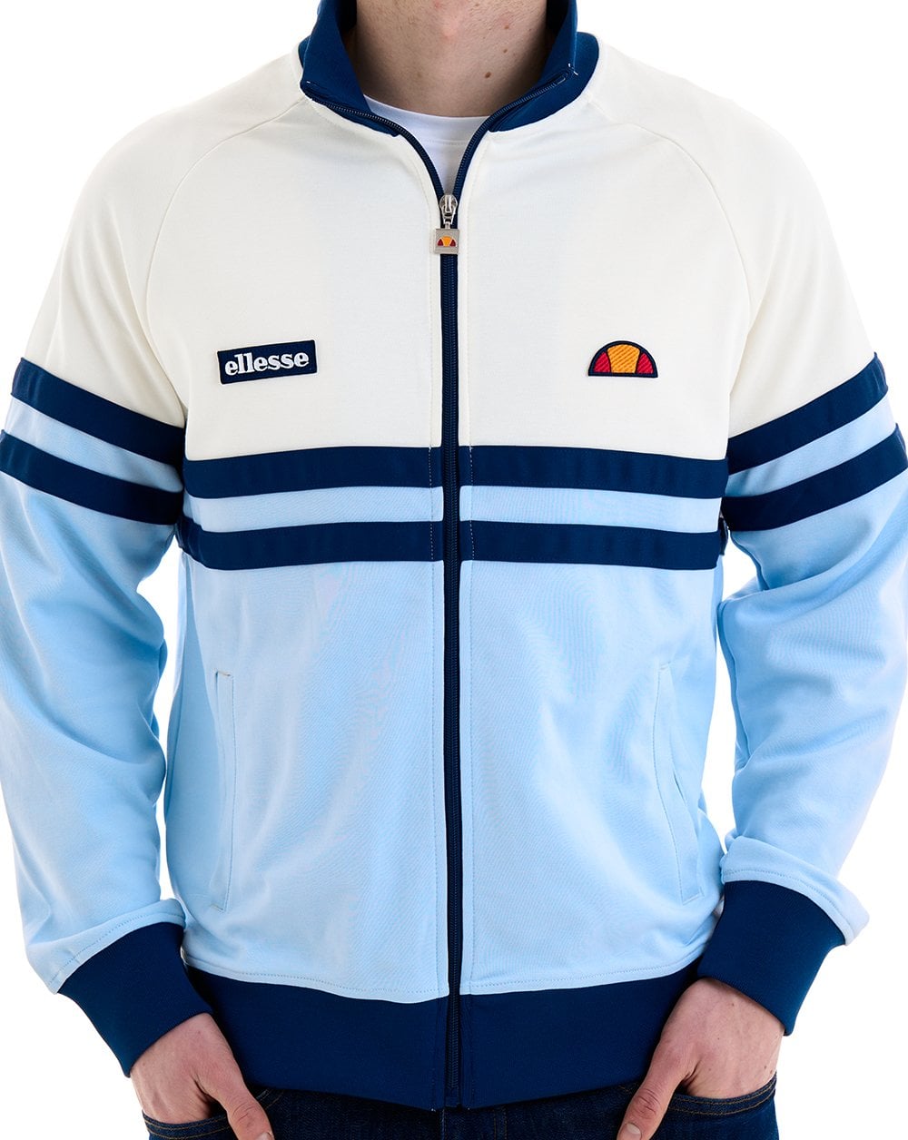 Ellesse Rimini Track Top Off White Sky