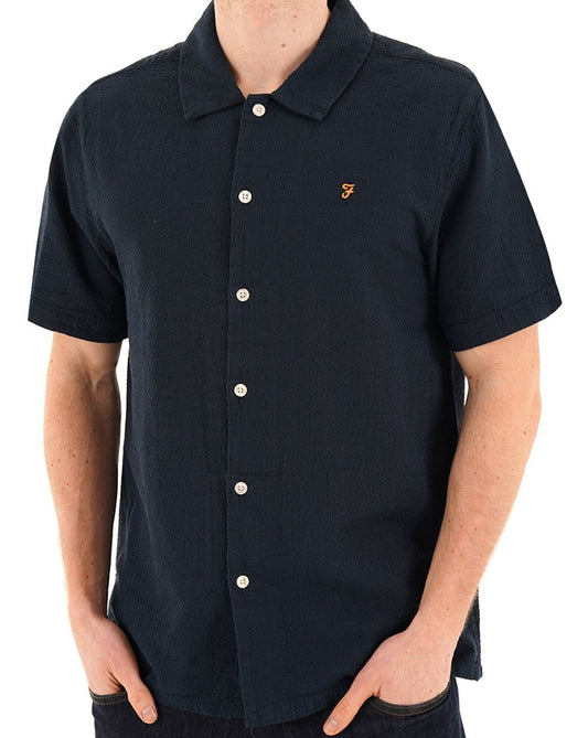 Farah Kirby SS Shirt True Navy