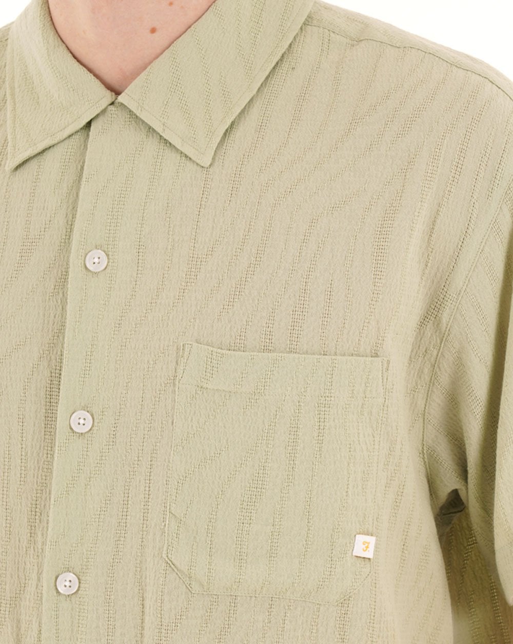 Farah Riley SS Shirt Green Shade