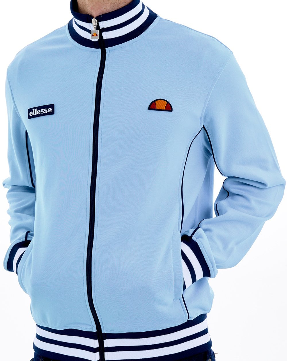 Ellesse Milan Track Top Sky Navy