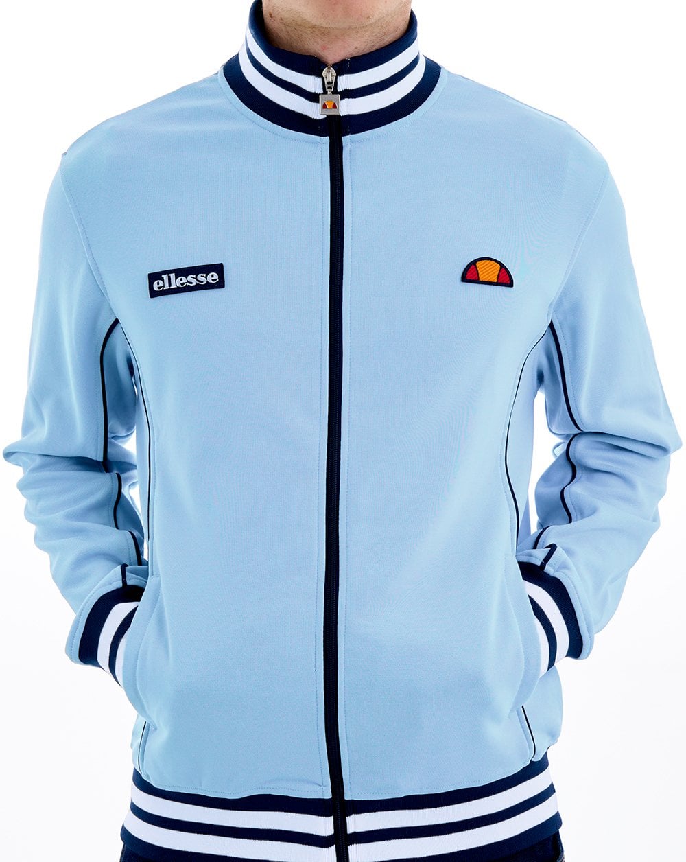 Ellesse Milan Track Top Sky Navy