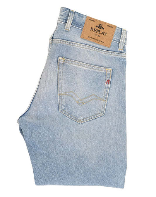 Replay Grover Straight Fit Jeans Light Blue