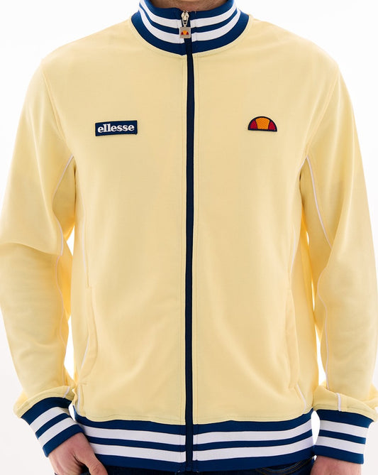 Ellesse Milan Track Top Light Yellow/Navy